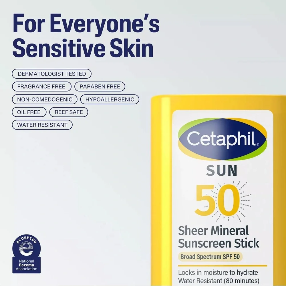 3/$12 Cetaphil Sun Sheer Mineral Sunscreen Stick
